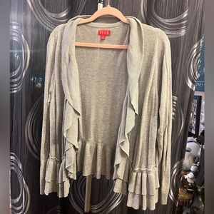 Elle Ruffle Shrug 1X